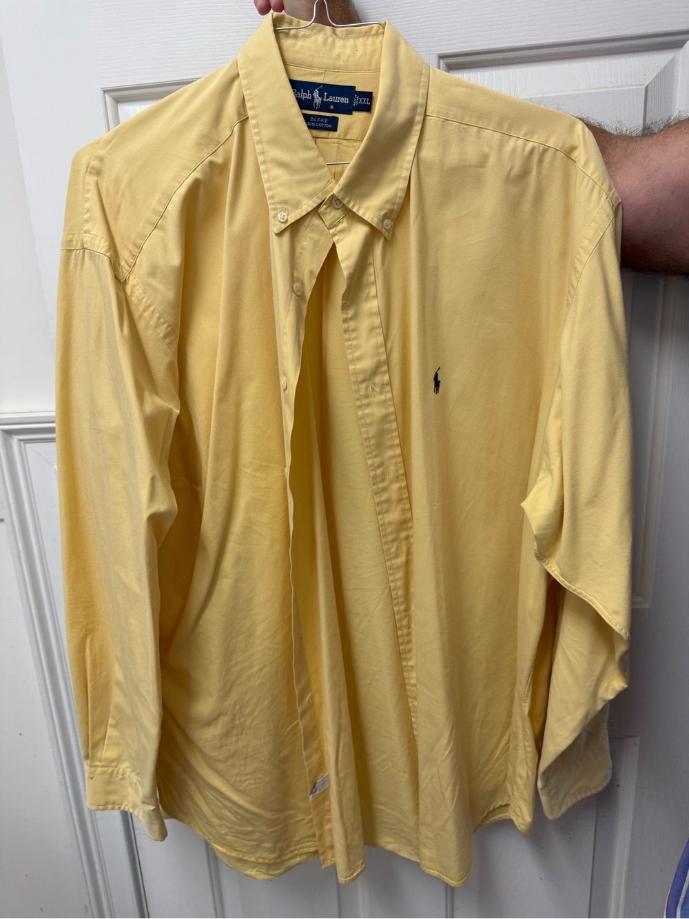 Ralph Lauren Pale Yellow Button-Down Shirt